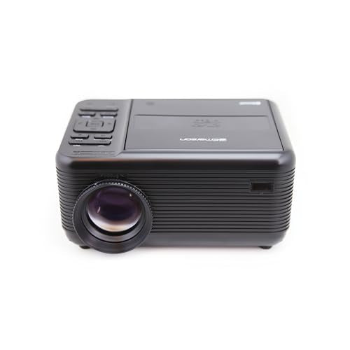 Evp-2501C 150-Inch Home Theater Projector Dvd Player Combo With Bluetooth, Hdmi & Usb Inputs, Stereo Speaker, Remote Control & Projector Screen Ideal For Home And Outdoor Entertainment