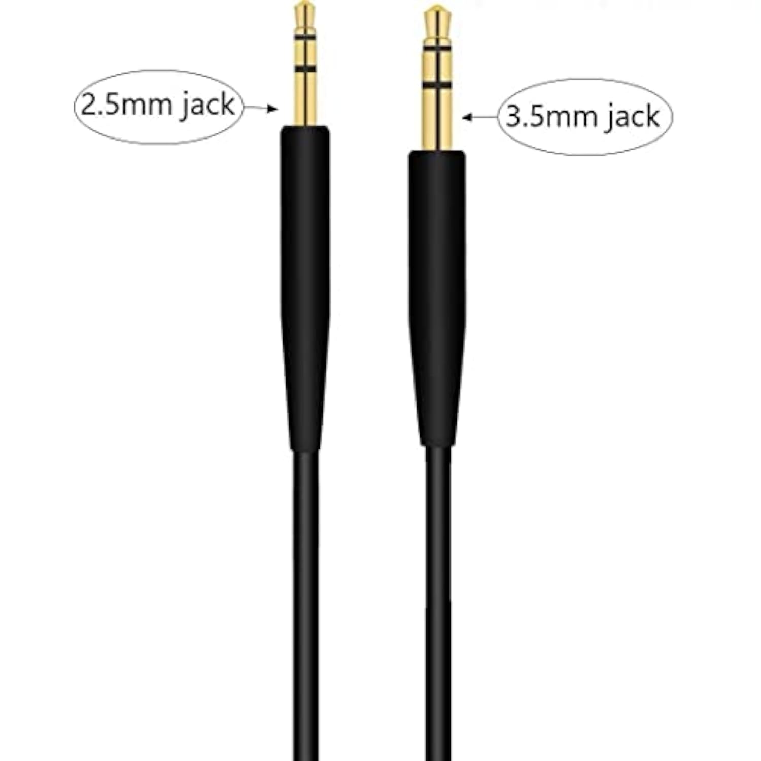 Replacement Audio Cable Cord,Aux Wire 3.5Mm To 2.5Mm Compatible With Bose Quietcomfort Qc25 Qc35 Qc35Ii Qc45 Nc700 Soundlink Soundtrue Headphones (No Mic)