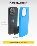 MAGRKI MagicMount Replacement Metal Plate Kit, Universal Metal Plates (Not Magnets) Required for Magnetic Phone Holders for Car, Compatible with Most