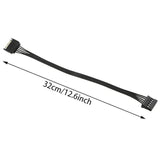 Sata Power Extension Cable 2Pcs 12.6" 15 Pin Sata Power Extension Male To Fema