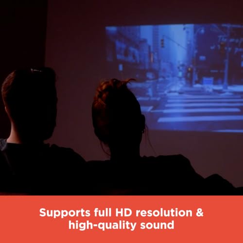 Home Projector Full Hd Resolution, Bright Display With Long-Lasting Light, Bluetooth & Wifi Connectivity, Android & Ios Casting, Digital Focus, Compact & Portable Design