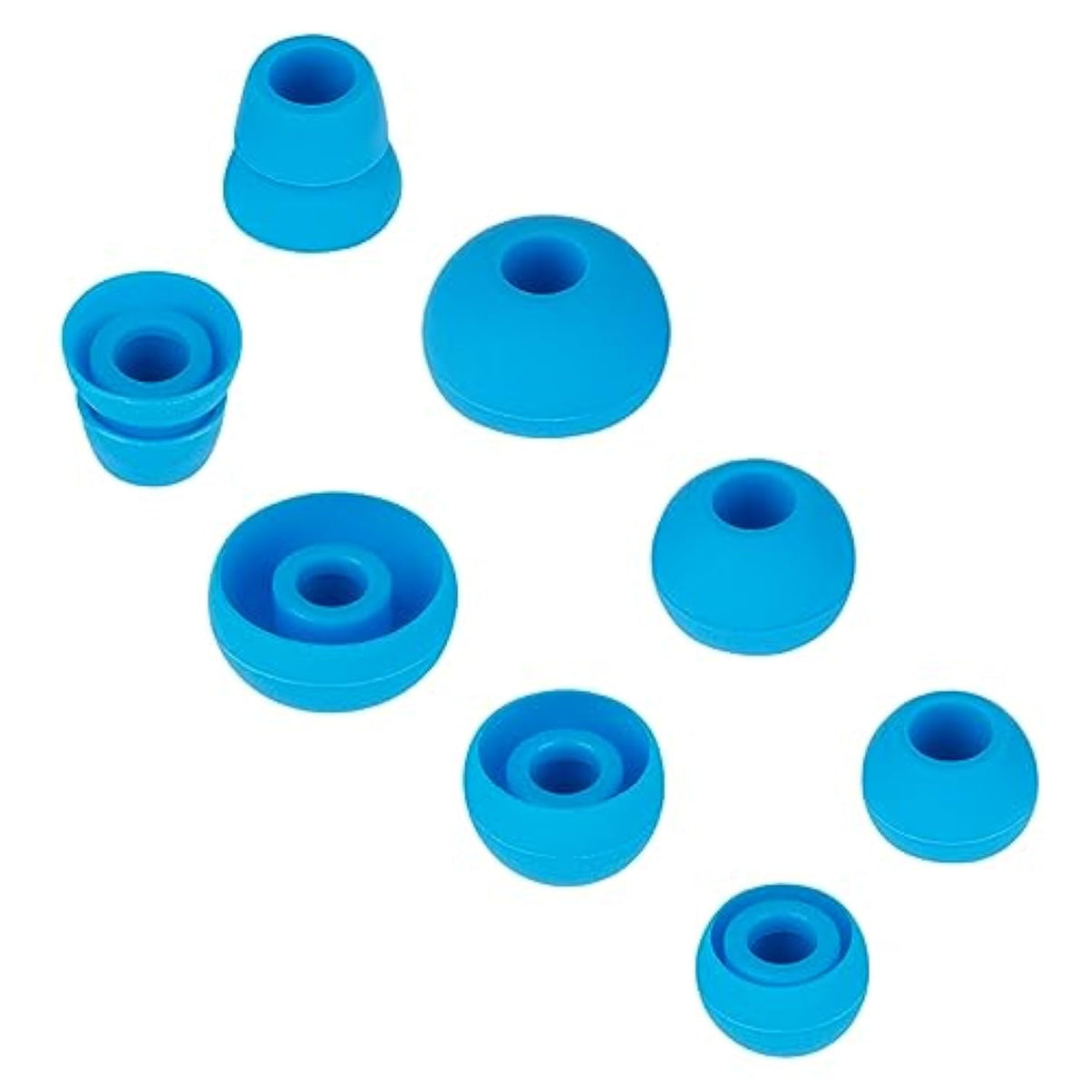 Replacement Beats Earbuds Replacement Tips Compatible With Beats Powerbeats 2/3 Wireless Earbuds Wireless Headphones 4 Pair Ear Buds Rubber Tips(Indigo)