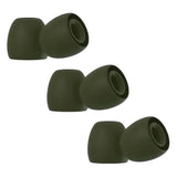 3 Pairs Premium Ear Tips For Powerbeats Pro Earbuds In Ear Tips, Silicone Washable Noise Reducing Secure Fit For Beats Powerbeats Pro, Fit In Case, Buds Tips Army Green, Small