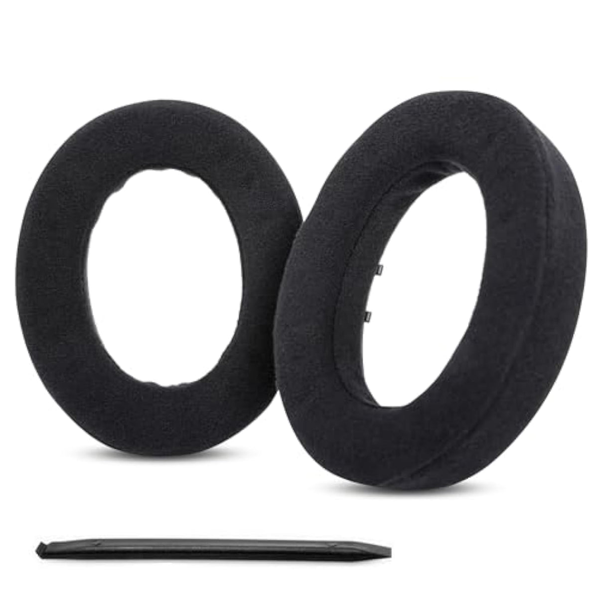 Replacement Earpads Ear Cushions Compatible With Sennheiser Hd 490 Pro Plus/Hd 490 Pro Headset With Soft Velvet Memory Foam Accessories -Black