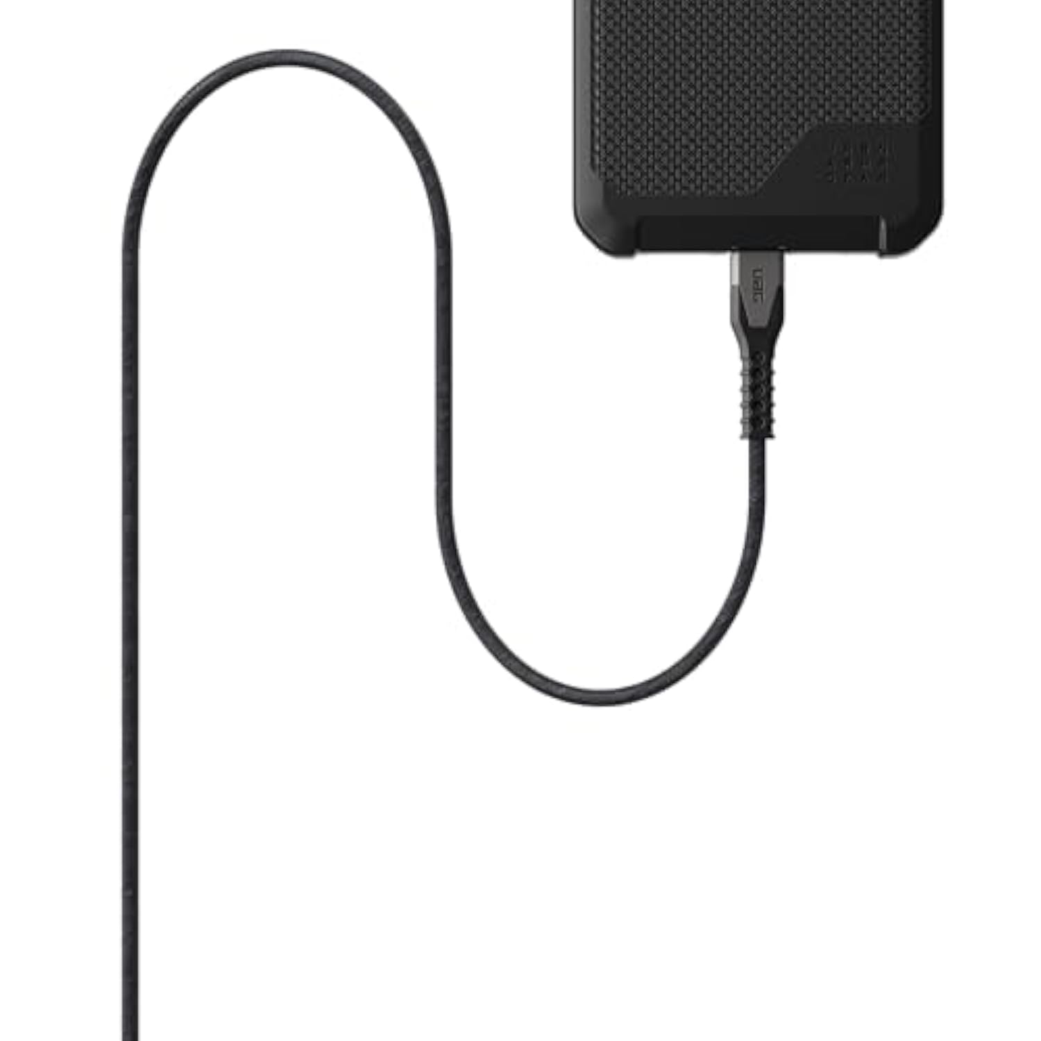 Uag Rugged Kevlar Core Usb-C To Lightning Cable 5Ft/1.5M 30W Mfi Certified Reinforced Fast Iphone Charger For Iphone 14 Pro Max, Iphone 13 And Earlier Black/Gray