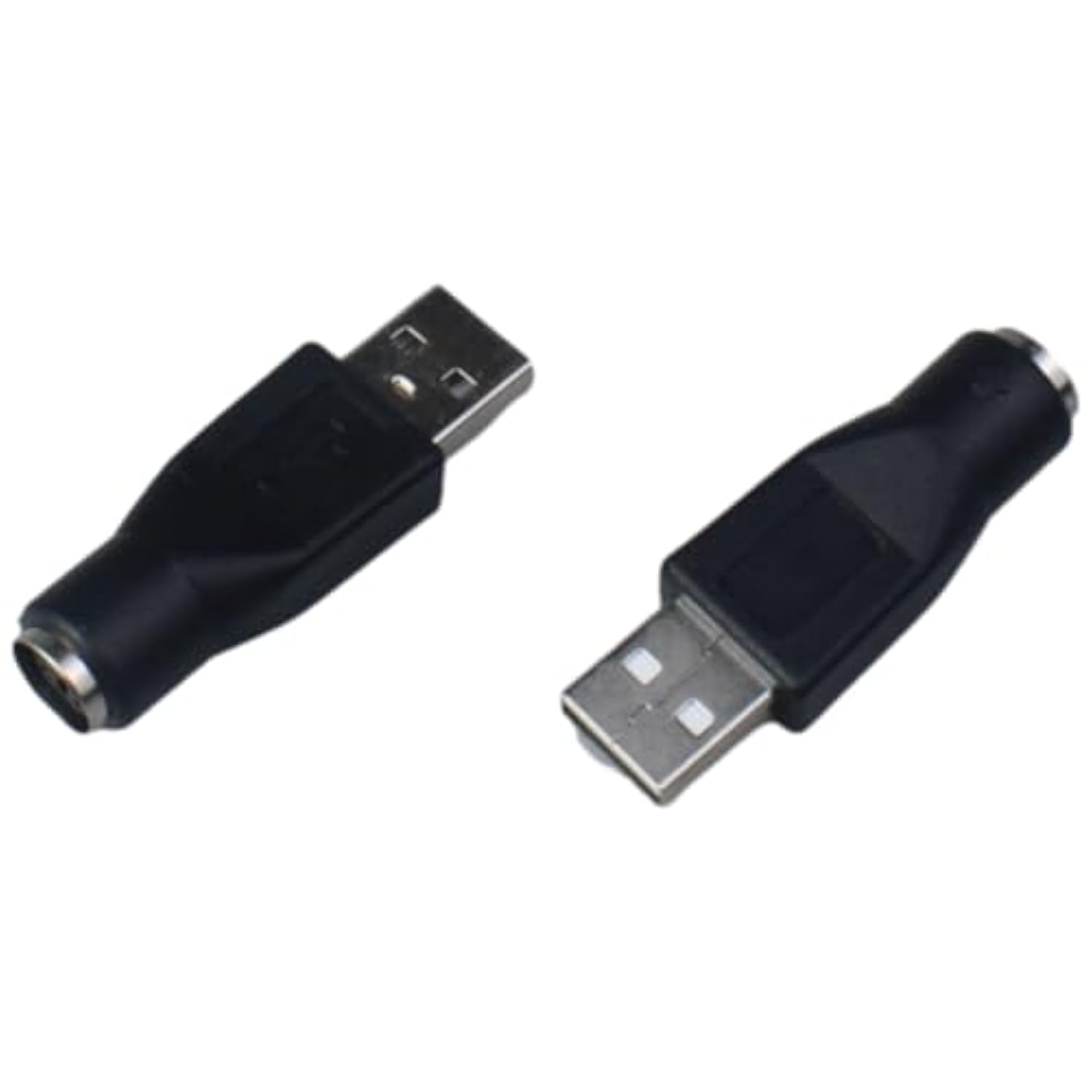2Pcs Usb To Ps2 Adapter 6Pin Ps/2 Female To Usb Male Converter Keyboard/Mouse