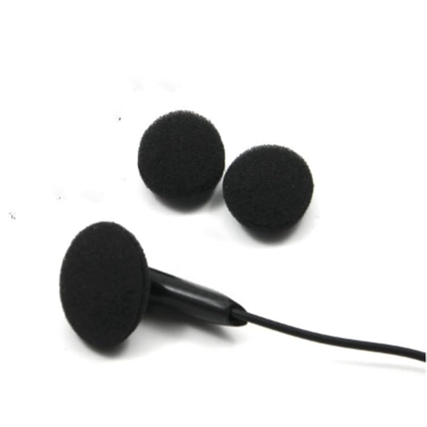 Replacement Silicone Earbud Tips Compatible With 15 Mm Outer Diameter In-Ear Headphones, Soft In-Ear Eartips Covers For Wired Headphones, Travel And Daily Use, 5 Pairs (Black)