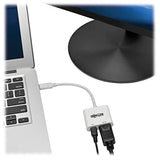 USB-C to DisplayPort Adapter Cable, USB C to DP Converter Cable with Equalizer, 8K UHD, HDR, PD Charging 60W, 6in, White (U444-06N-DP8WC)