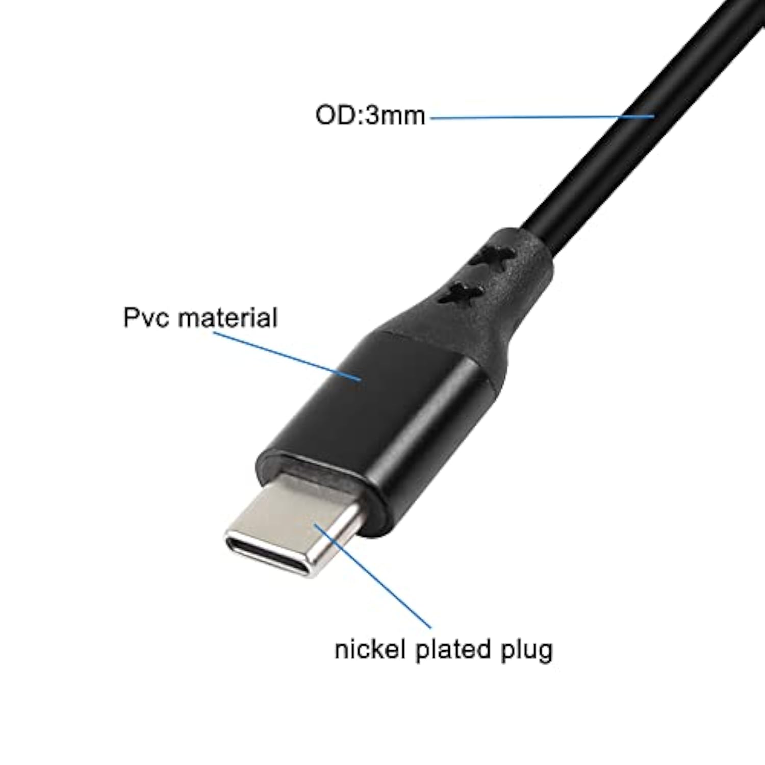 Usb Type C Pd Pigtail Cable Charge Bare Wire Data Transmission Extension Power