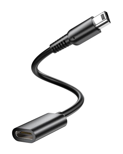 Dual Mode USB-C to 3DS/2DS/DSi Series Charging Cable: Support USB-A to C & USB-C to C Cable