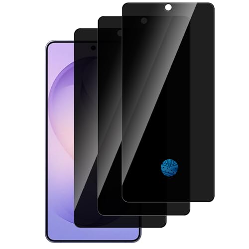 (3 Pack) Privacy Screen Protector for  Galaxy S26 Ultra, [Anti-Spy Tempered Glass][Fingerprint Unlock Support], Anti-Scratch,