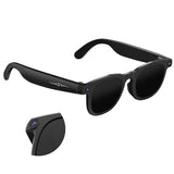AI Smart Glasses with Camera, 800W HD Anti-Shake Video Glasses, 1080P Video Recording Sunglasses, Real-Time Translation, Voice Assistant, Bluetooth