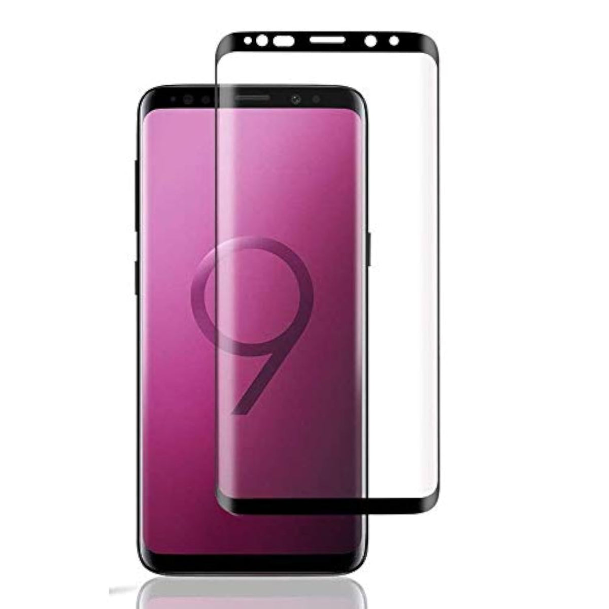 For Samsung Galaxy S9 Tempered Glass Screen Protector - [2 Pack] Tempered Glass Screen Protector Frontier Protective Protector Clear Cover For Samsung Galaxy S9 Sm-G960 G960U G960F G960W