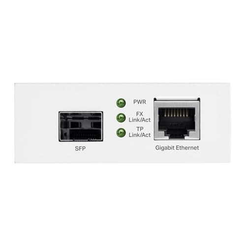 Tl-Mc200 | Gigabit Sfp To Rj45 Fiber Media Converter | Fiber To Ethernet Converter | Plug And Play | Durable Metal C
