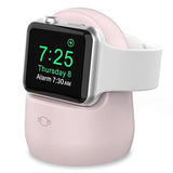 Iwatch Stand Silicone Charging Dock Holder For Apple Watch Ultra 2, Ultra, Se2, Series Se, 7 6 5 4 3 2 1 (45/44/42/41/40/38Mm), (Pink)