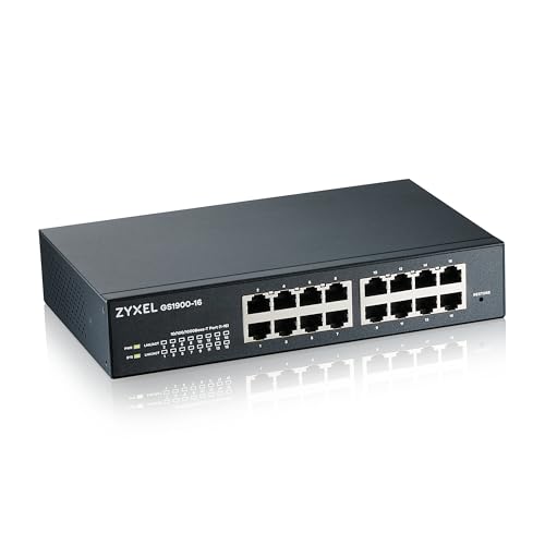 16-Port Gigabit Ethernet Switch | Smart-Managed | Rackmount [Gs1900-16]
