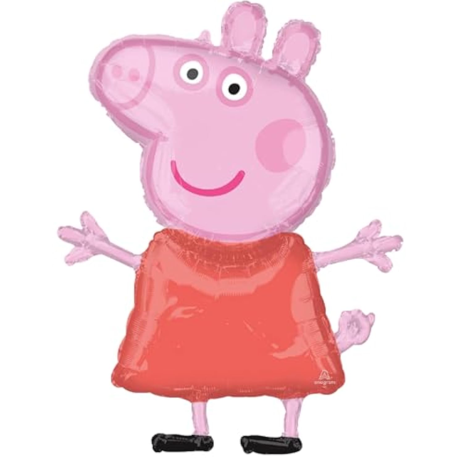 Anagram Peppa and George Happy Birthday Party Supplies Pig Foil Balloon Bouquet Decorations, BQ_4288