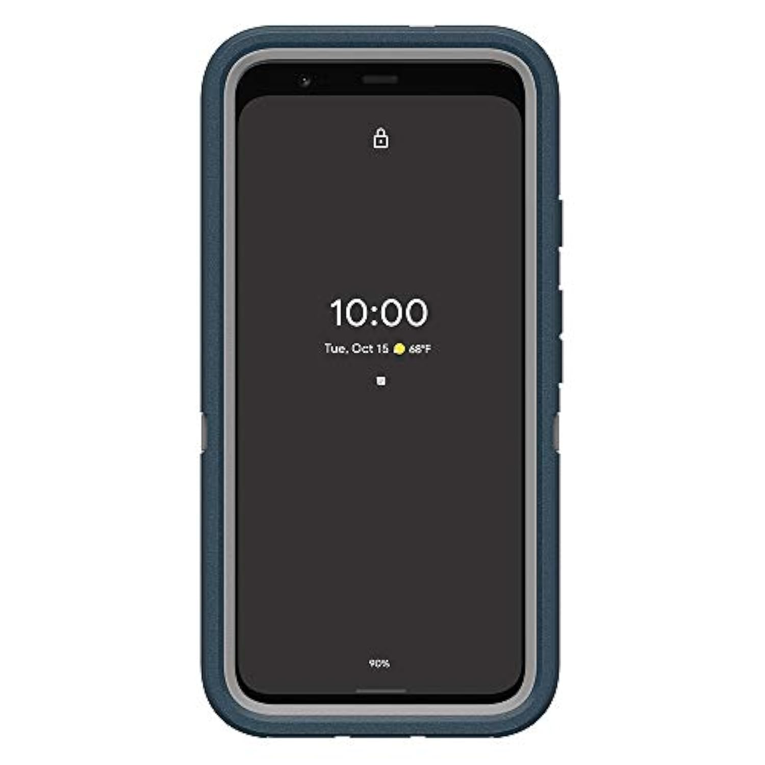 OtterBox Defender Series SCREENLESS Case Case for Google Pixel 4 - Gone Fishin (Wet Weather/Majolica Blue)