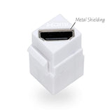 Hdmi Keystone 8K, White Hdmi Keystone Coupler For Hdmi 2.1A Cable Pass Through