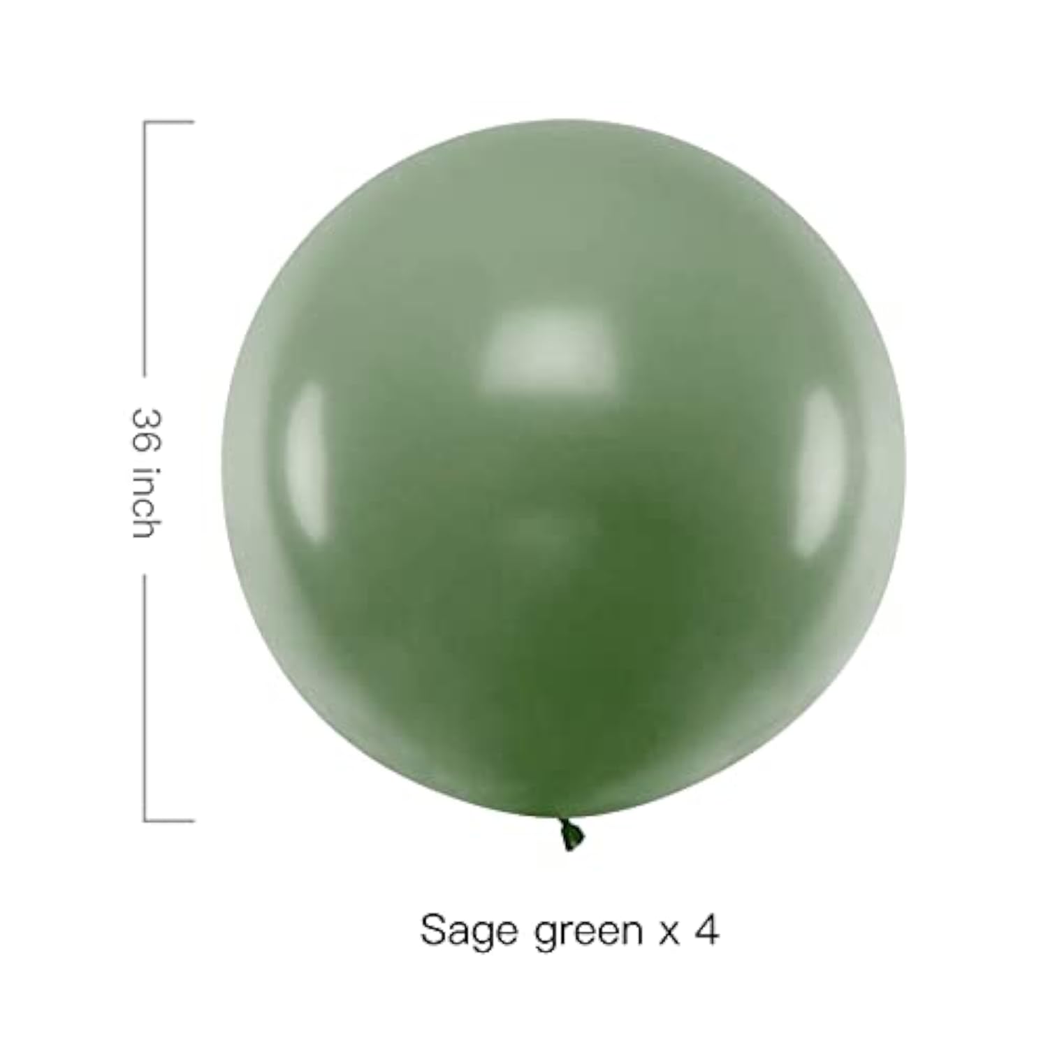 36 Inch Sage Green Balloons Giant Eucalyptus Balloons Bridal Shower Ge