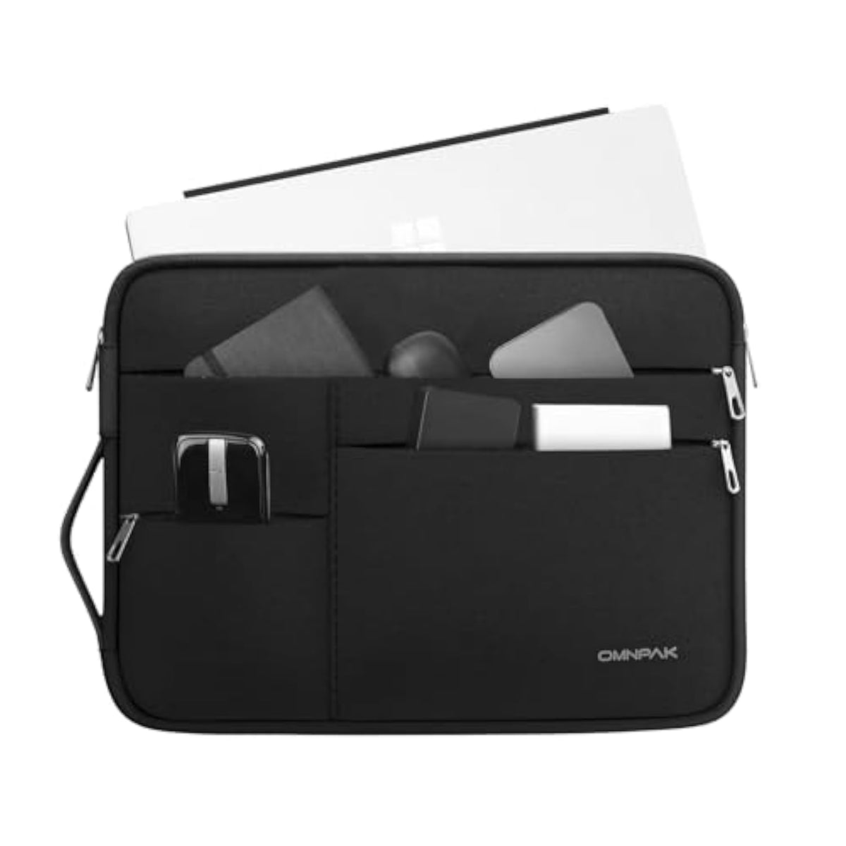 Surface Pro 11 Case,13 Inch Laptop Sleeve For Surface Pro 12/11/10/9/8/X/7/6/5/4/3 With Multi-Pocket And Side Handle Strap,Water-Resistant Laptop Carrying Bag