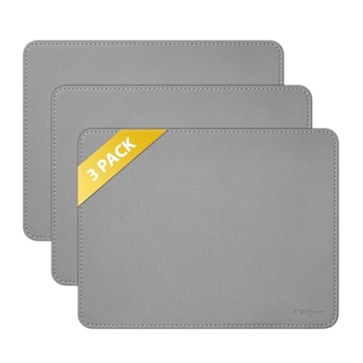 3 Pack Mouse Pad, Computer Mouse Mat With Anti-Slip Cork Base, Splash-Proof Mouse Pad For Laptop, Gaming, Home & Office, 9.84 X 7.56 Inch Office Desk Accessories