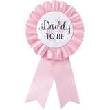 Pink Mom To Be Sash And Tinplate Badge Daddy To Be Combo Set,Girl Or Boy,Baby Shower Supplies,Baby Gender Reveal Party Gifts