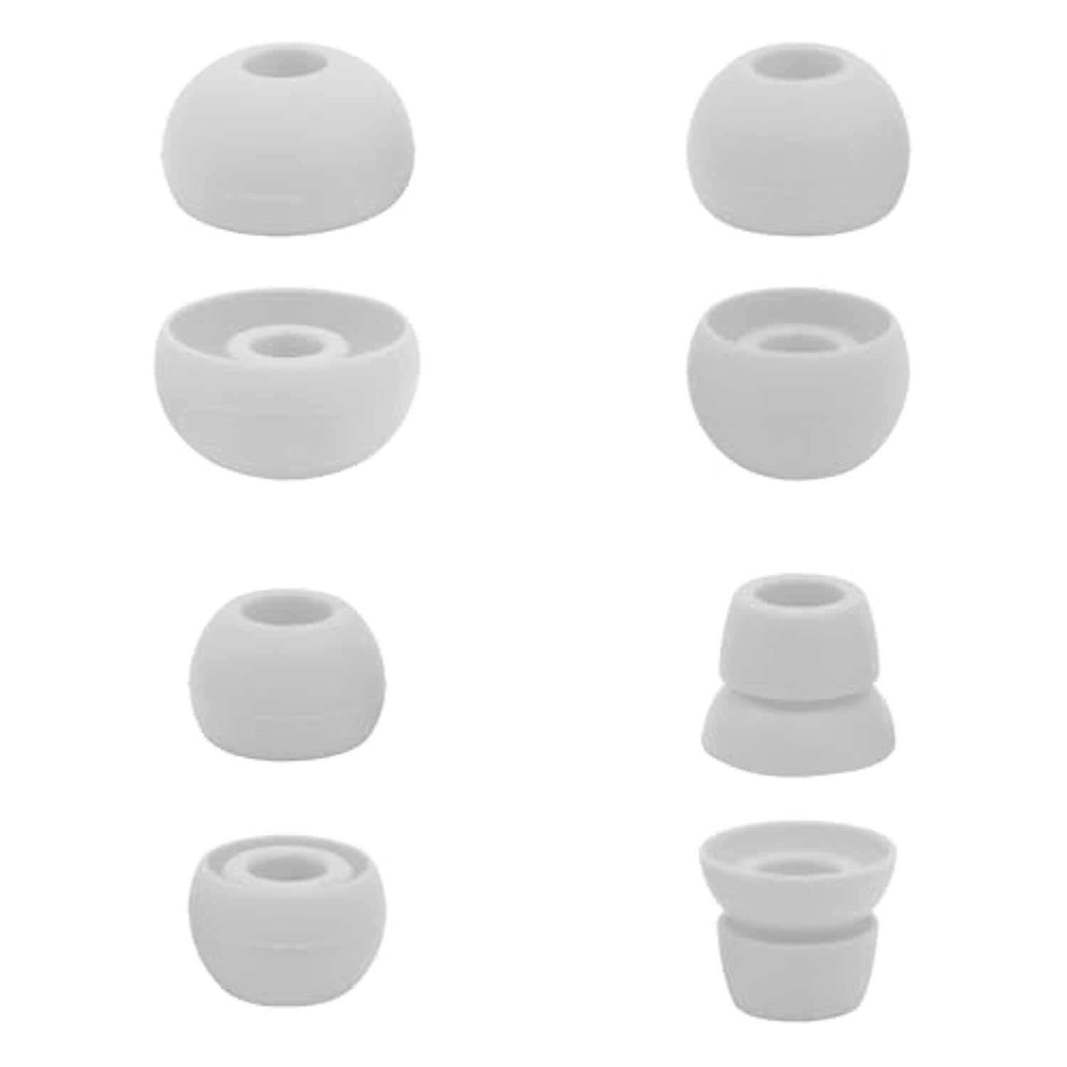 Replacement Eartips For Powerbeats 2 Powerbeats 3 Wireless Beats, Silicone Earbuds Xs/S/M/L 4 Size Earbuds Eartips?Flexible Rubber Cover Skin Accessories-Black