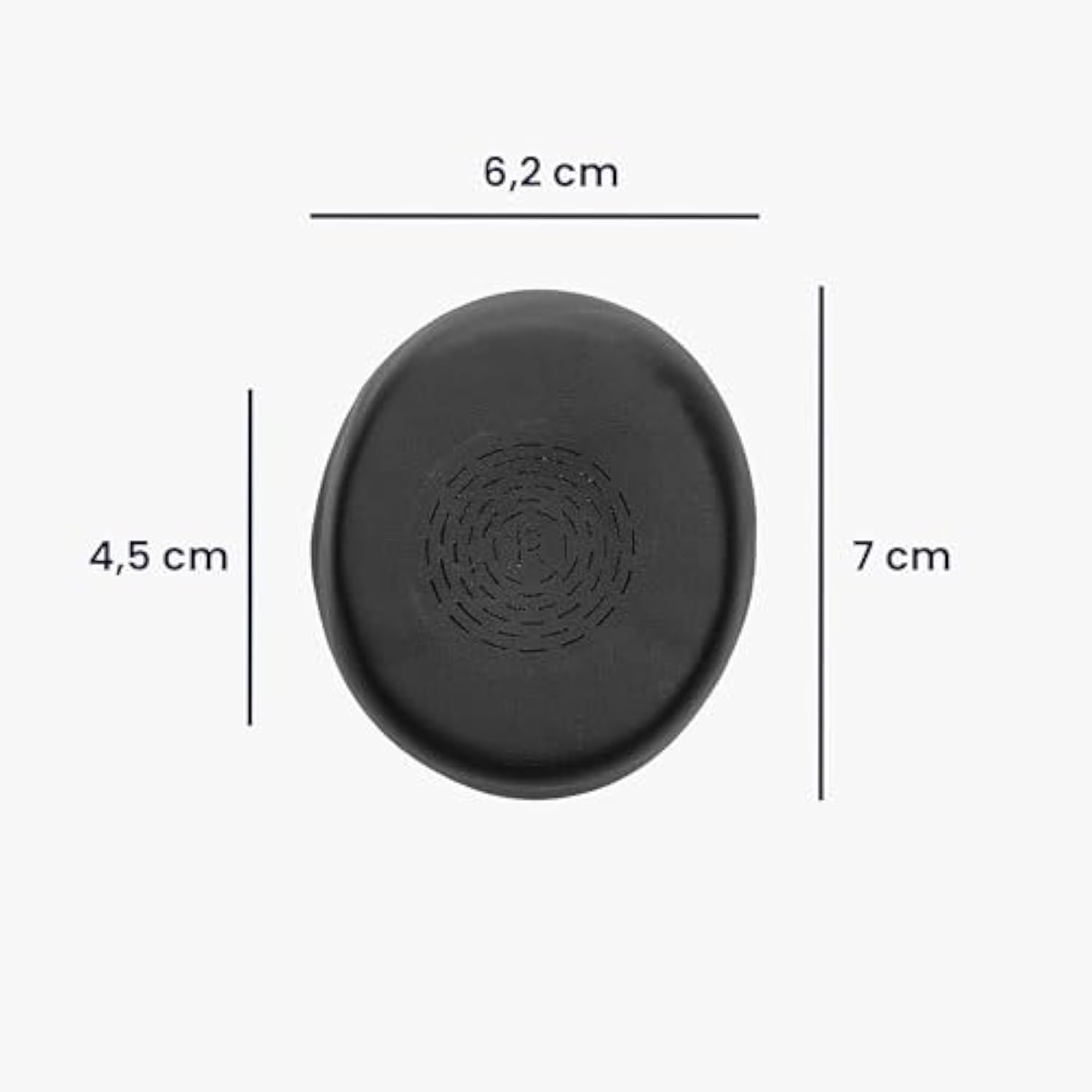 kwmobile Ear Pads Compatible with Jabra Evolve 2 50 Earpads - 2X Replacement for Headphones - Black