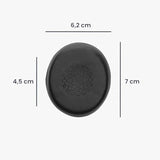 kwmobile Ear Pads Compatible with Jabra Evolve 2 50 Earpads - 2X Replacement for Headphones - Black