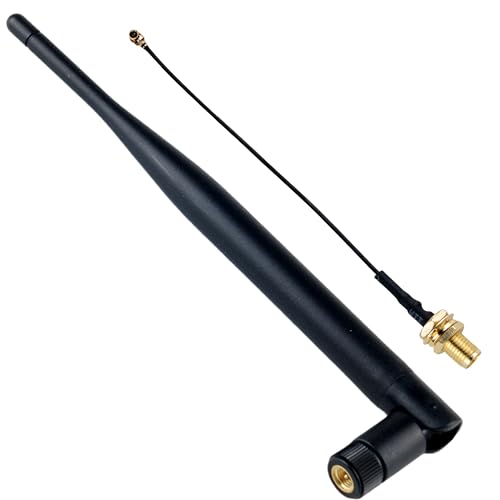 915Mhz Lora Antenna 5Dbi Gain Sma Male Omni-Directional Antenna With U.Fl To Sma Connector For Meshtastic Devices Lora Board (1Pcs)