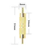 Rca Coupler Adapter,Gold Plated Rca Male To Male Av Audio Video Connecto,For A