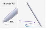 S25 Ultra S Pen Replacement For Samsung Galaxy S25 Ultra 5G All Versions, Galaxy S25 Ultra Stylus Pen 4096 Pressure Sensor (Light Silver)