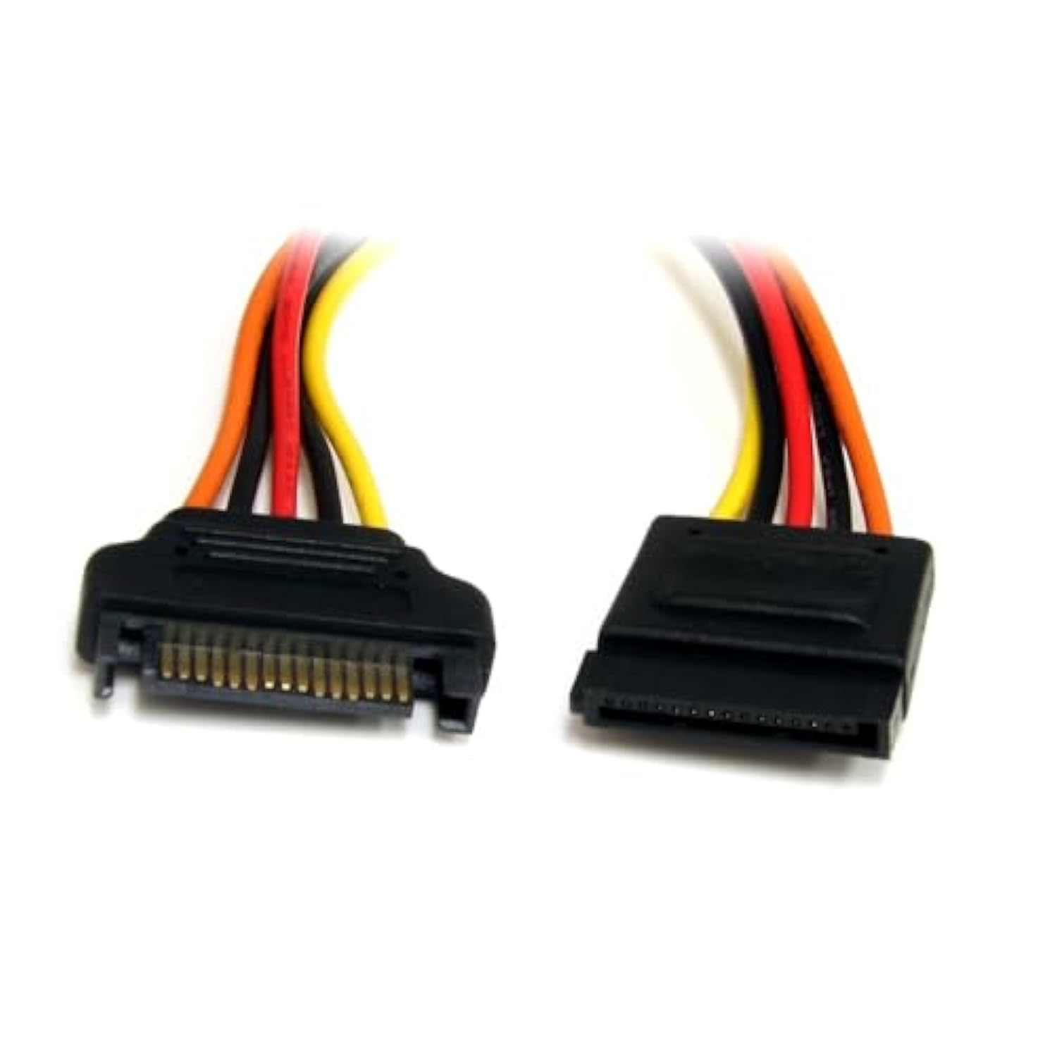 StarTech.com 12in 15 pin SATA Power Extension Cable - SATA Power Male to Femal