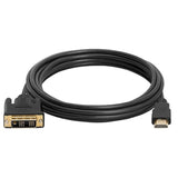 Cmple - HDMI to DVI Adapter Cable Bi Directional High Speed Monitor Cable for