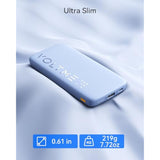 Portable Charger, Slim 10000Mah 5V/3A Power Bank, Usb C In&Out High-Speed Charging Battery Pack, Travel Essentials Dual Output Compatible With Iphone 16 15 14 13 12 Samsung Google Ipad Etc