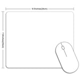 - Art Mouse Pad - Natural Rubber Mousepad With Famous Fine Art Painting Of Cliff Walk At Pourville By Claude Monet - Stitched Edges - 9.5X7.9 Inches