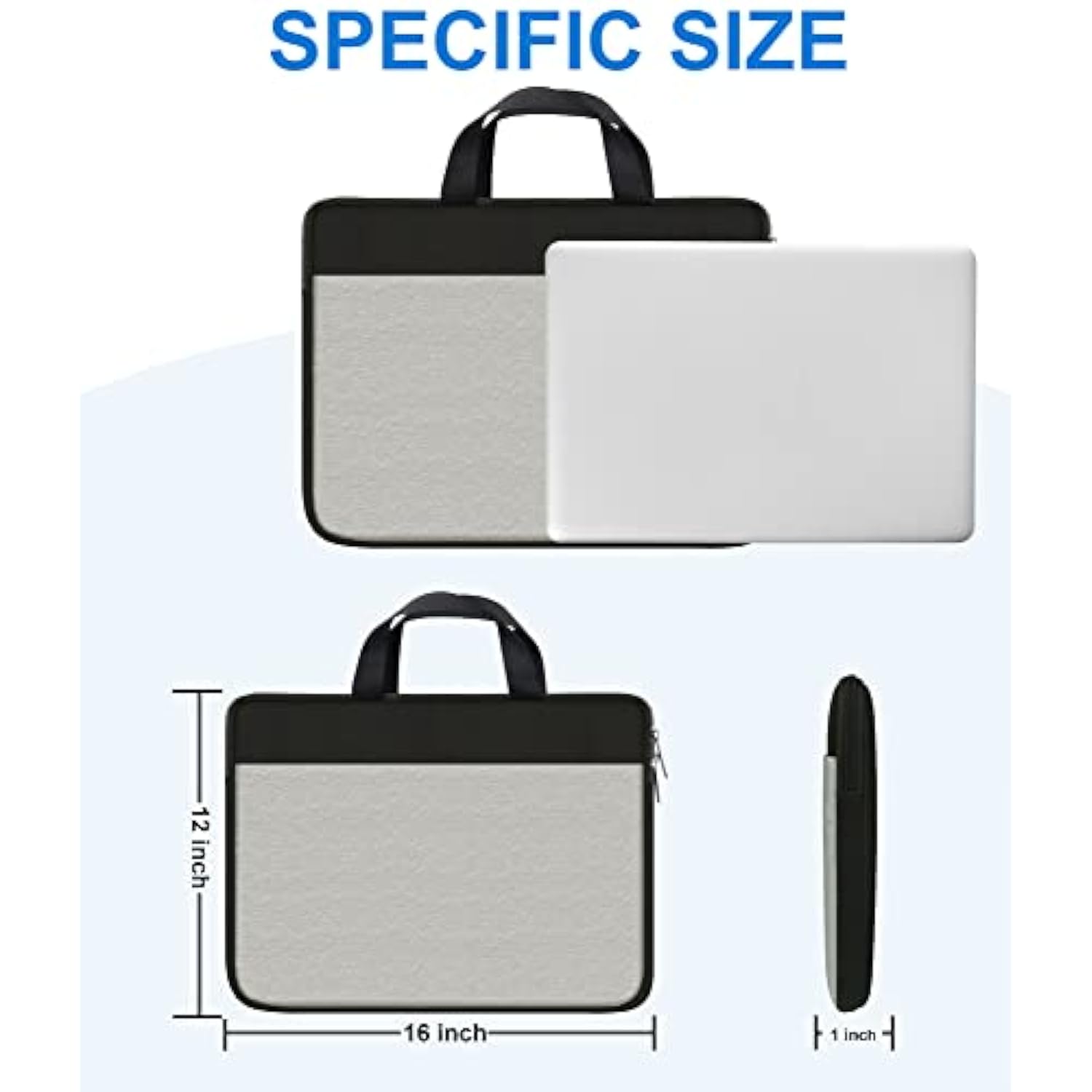 Durable Shockproof Protective Laptop Cover for 15" 15.6" HP, Asus, Acer, Dell & Lenovo Laptop