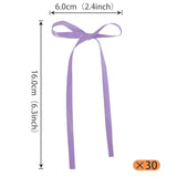 30 Pcs Bow Cupcake Toppers Bowknot Ribbons Bow Girls Birthday Cake Decorations Bow Cake Toppers Bowknot Cupcake Picks For Wedding Bridal Birthday Anniversary Baby Shower Party Supplies Purple