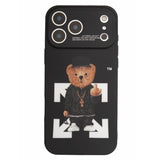 iPhone 17 Pro Max Case for Boys, Funny Aesthetic Soft Silicone Gel Rubber Shockproof Cover Full Body Drop Protection, Black