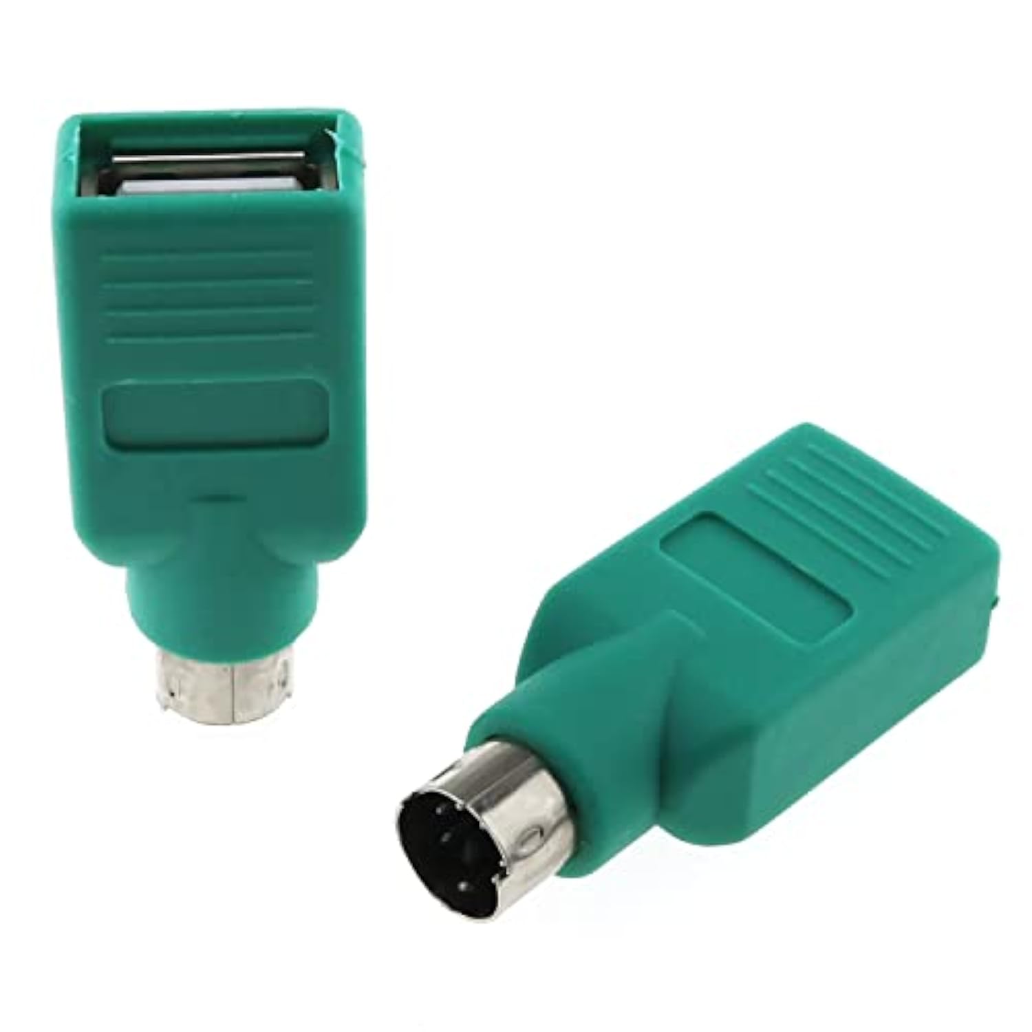 Usb To Ps2 Adapter 2Pcs Green Ps/2 Male To Usb Female Converter Adapter For Mo