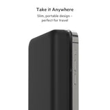 Belkin Portable Charger, Power Bank 10000 mAh - Magnetic USB-C 7.5W Fast Wireless Charger - MagSafe Charger Battery Pack - iPhone Charger - iPhone 17, Air, Pro, Pro Max, Google Pixel 10, etc. - Black