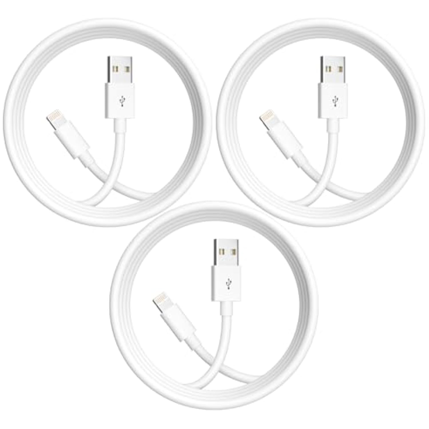 Iphone Charger 3 Pack 6Ft,[Mfi Certified] Usb To Iphone Cable Fast Charging Iphone Charger Cord Compatible With Iphone 14 13 12 11 Pro Max Xr Xs X 8 7 6 Plus Se And More