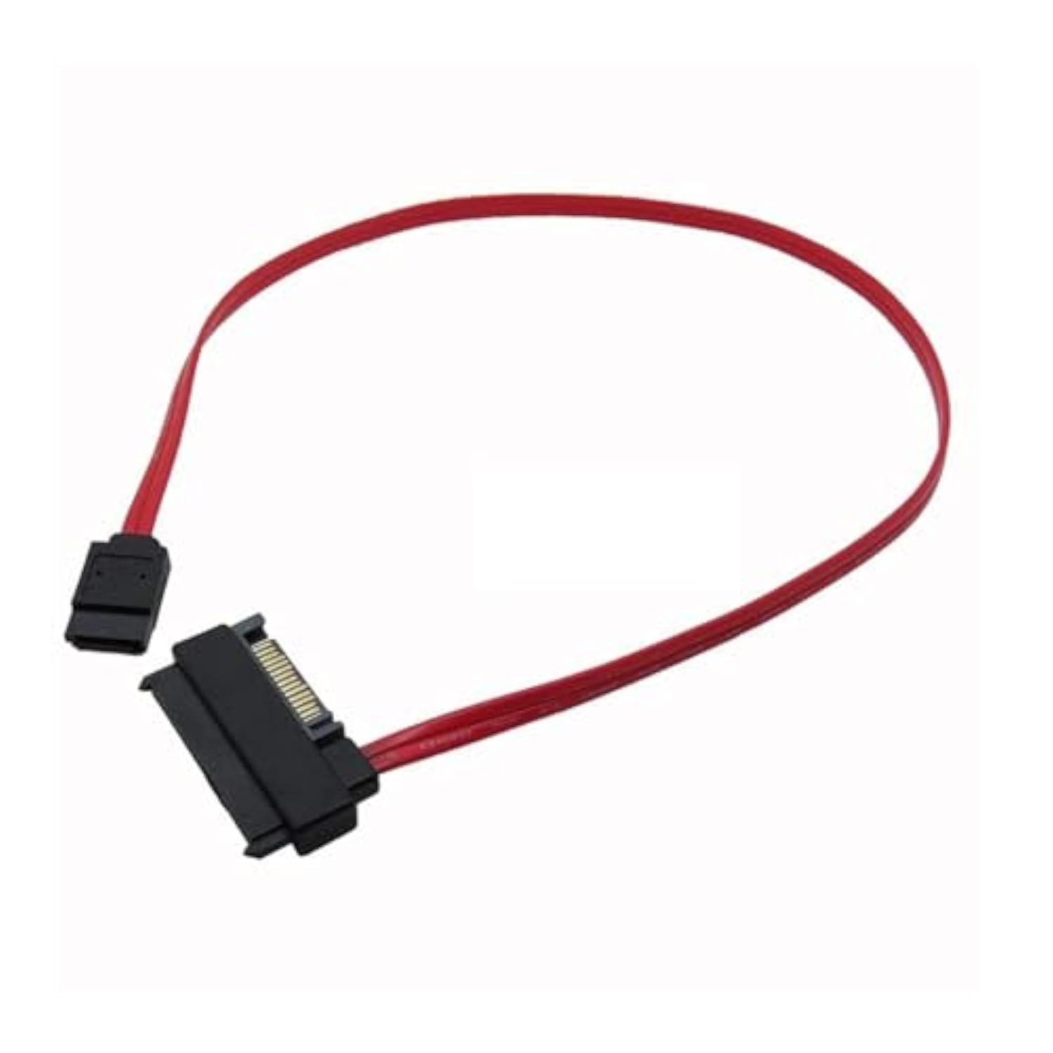 cablecc SFF-8482 SAS 29 Pin to 7 Pin SATA Hard Disk Drive Raid Cable with 15 P