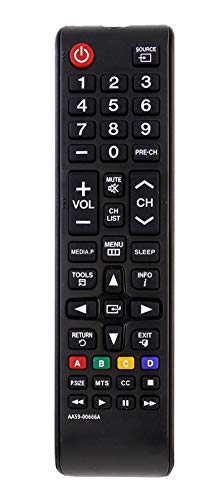 AA59-00666A Replaced Remote fits for Samsung TV UN32EH4003V UN40ES6003F LH32HDBPLGA UN32EH4003FXZA UN39EH5003FXZA UN60EH6003FXZAHH01 H32B H40B H46B