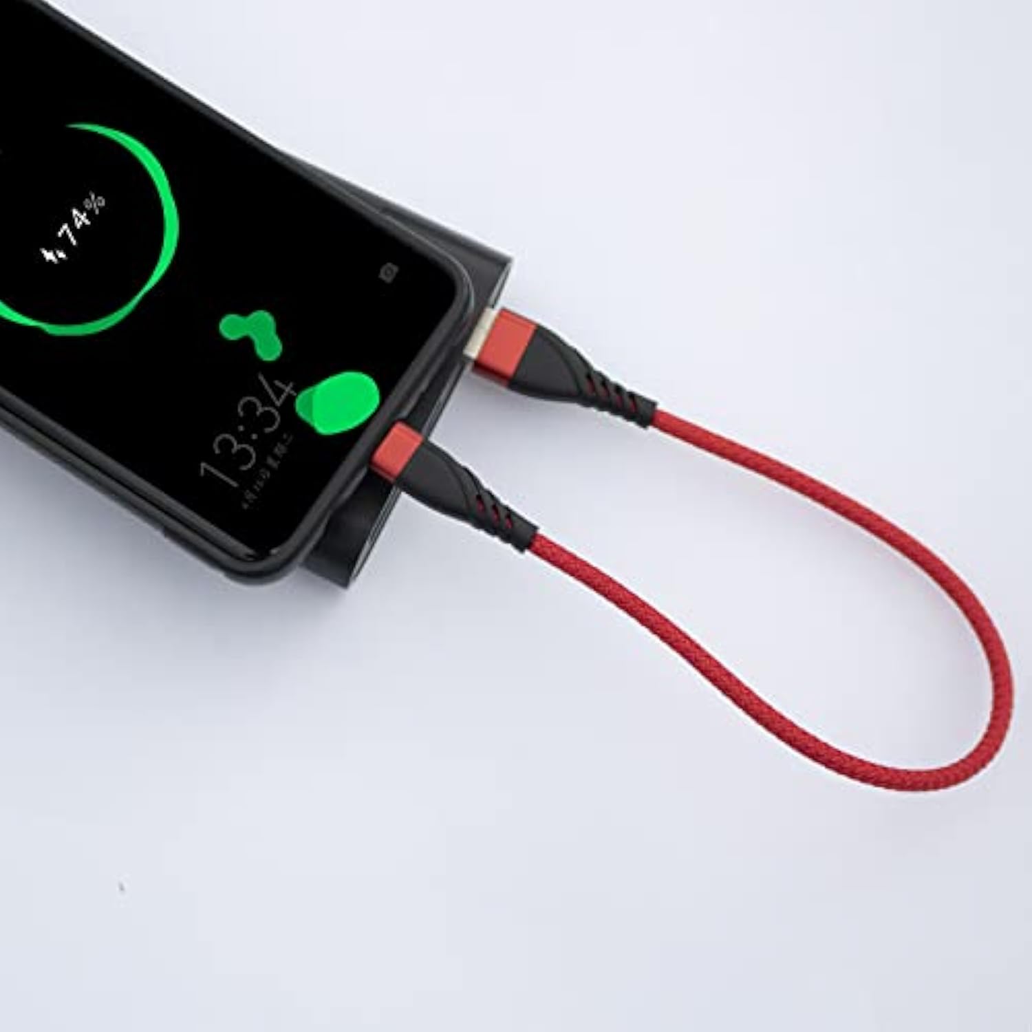 Micro Usb Cable 1Ft[3Pack], Short Usb To Micro Braided Usb 2.0 Fast Charging A