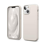 elago Compatible with iPhone 13 Mini Case, Liquid Silicone Case, Full Body Screen Camera Protective Cover, Shockproof, Slim Phone Case, Anti-Scratch Soft Microfiber Lining, 5.4 inch (Stone)