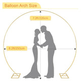 Round Backdrop Stand, Arch Backdrop Stand Metal Balloon Arch Stand Wedding Arch Photo Background: For Wedding Baby Shower Birthday Party Supplies Decorations