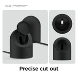 elago GW2 Compatible with Samsung Watch Charger for Galaxy Watch 4/4 Classic / 3 / Active(40~46mm)-[Black] [Charging Cable Not Included]