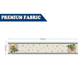 Merry Chrismukkah Table Runner Menorah Star Of David Jewish Christmas Tree Chanukah Xmas Festival Home Kitchen Dining Table Decoration 13X72 Inch